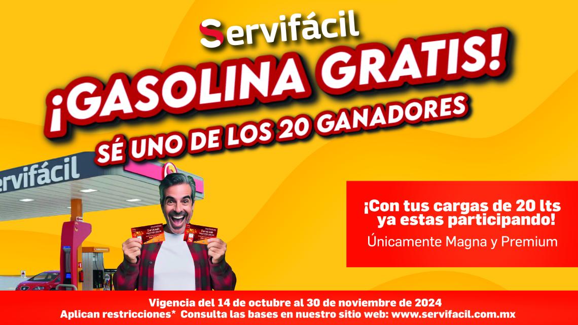 GASOLINA GRATIS