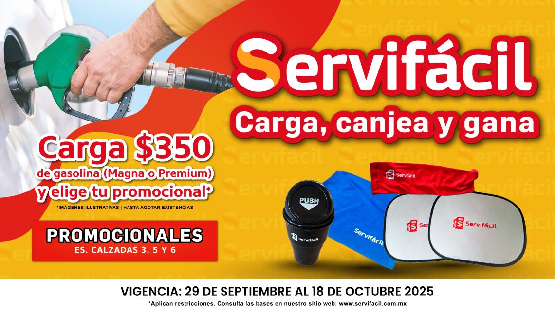 Carga, canjea y gana